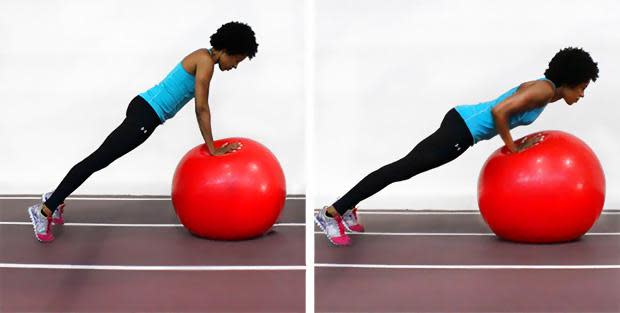 Stability Ball Push-Ups