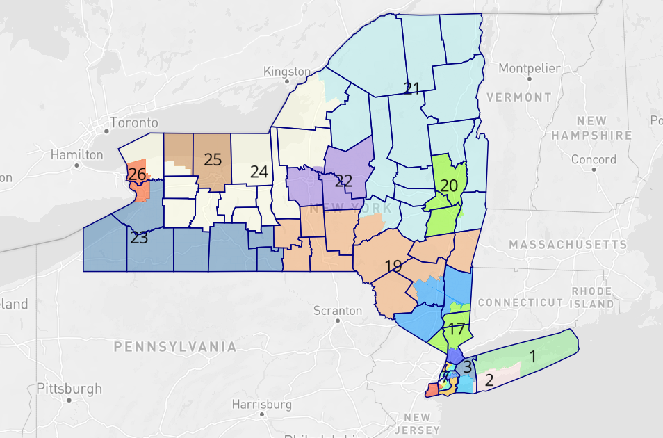 The court-ordered final congressional redistricting map was released by special master Jonathan Cervas in the early hours of Saturday, May 21, 2022. District 17 now contains all of Rockland and Putnam counties, northern Westchester and southern Dutchess.