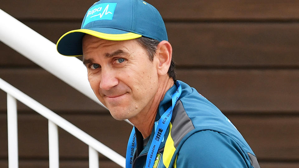 Justin Langer has hit back at suggestions Australian players have grown weary of his coaching style. (Photo by Dan Mullan/Getty Images)