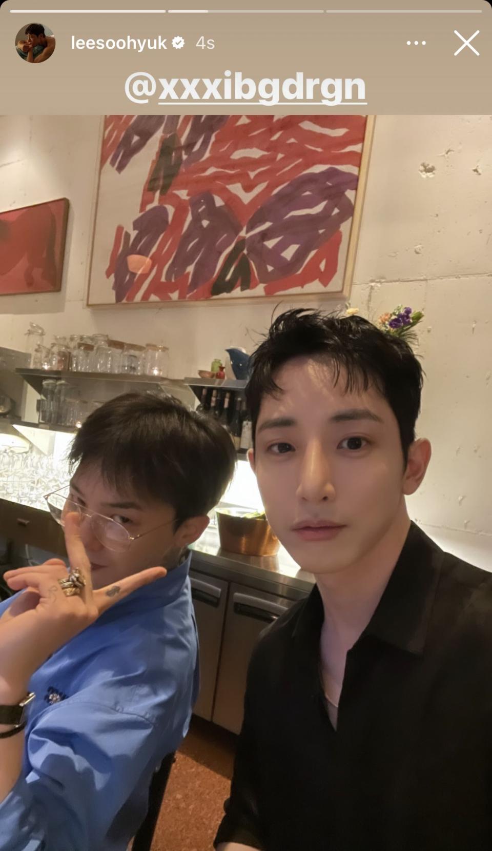 （圖源：IG@leesoohyuk）