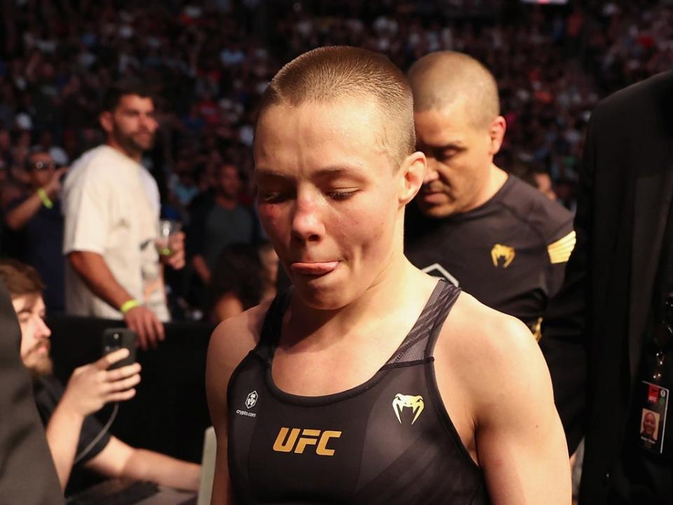 Rose Namajunas lost the strawweight belt for the second time (Getty Images)