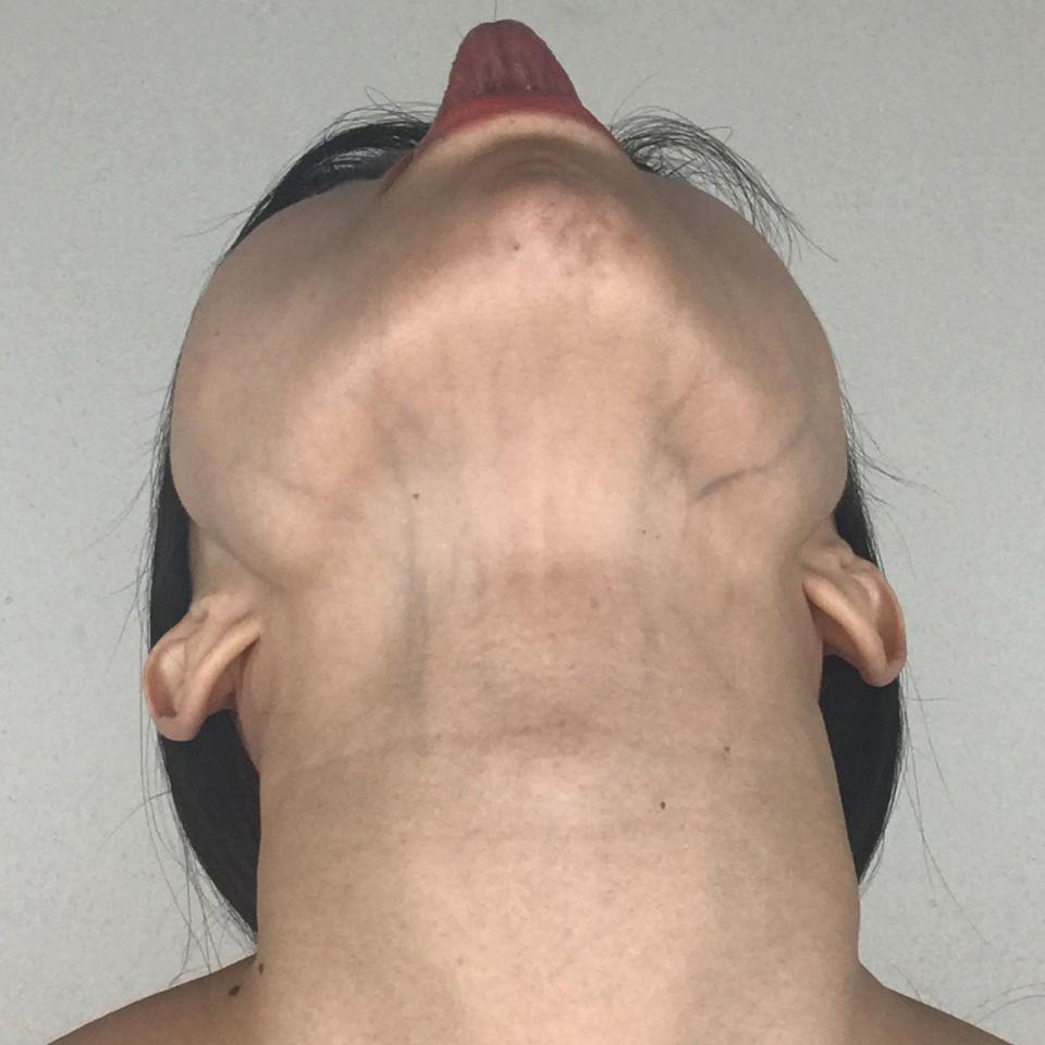 2) Slim Your “Tech Neck” Double Chin