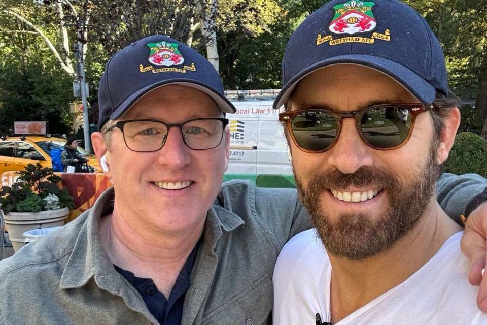 <p>Terry Reynolds/Instagram</p> Terry Reynolds (left) and Ryan Reynolds