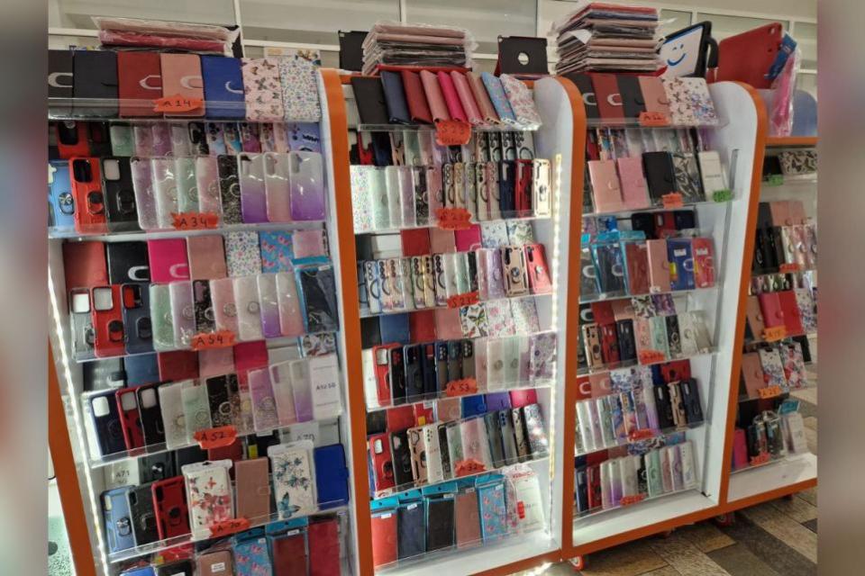 South Wales Argus: Phone accessories stall