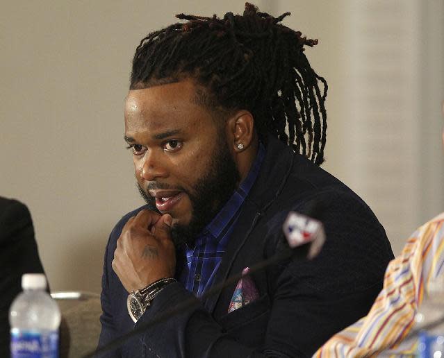 Johnny Cueto played a key role in the Royals World Series win, but wasn&#39;t invited to the White House celebration. (AP)
