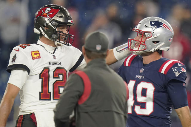 Here we have Tom Brady in his new Buccaneers jersey. Please keep New  England in your prayers, This is the Loop