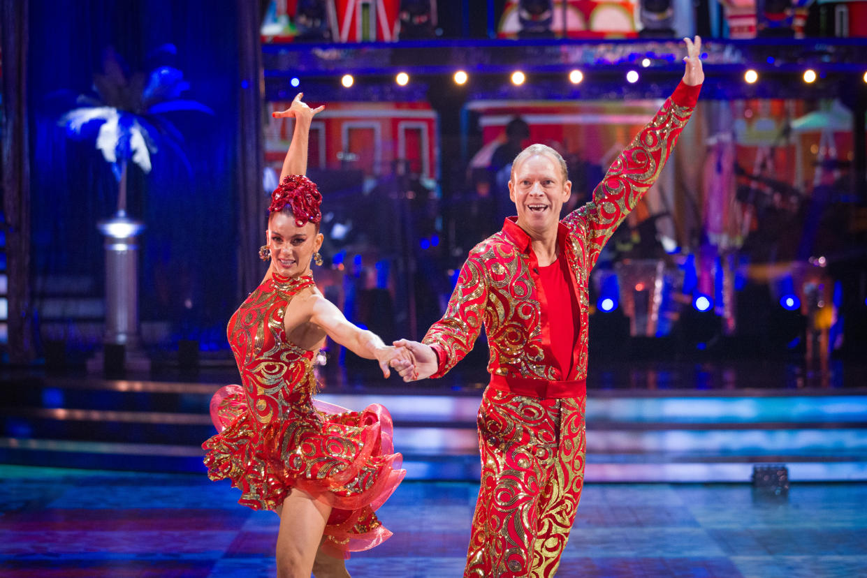 Robert Webb with professional dance partner Diance Buswell. (BBC)