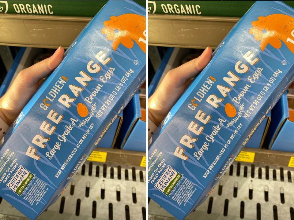 aldi free range eggs