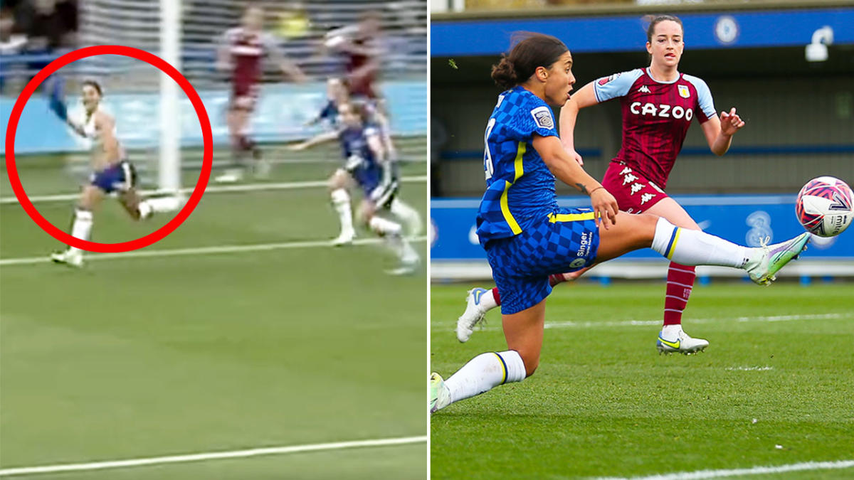 Sam Kerr made her Chelsea debut and it was  eventful 