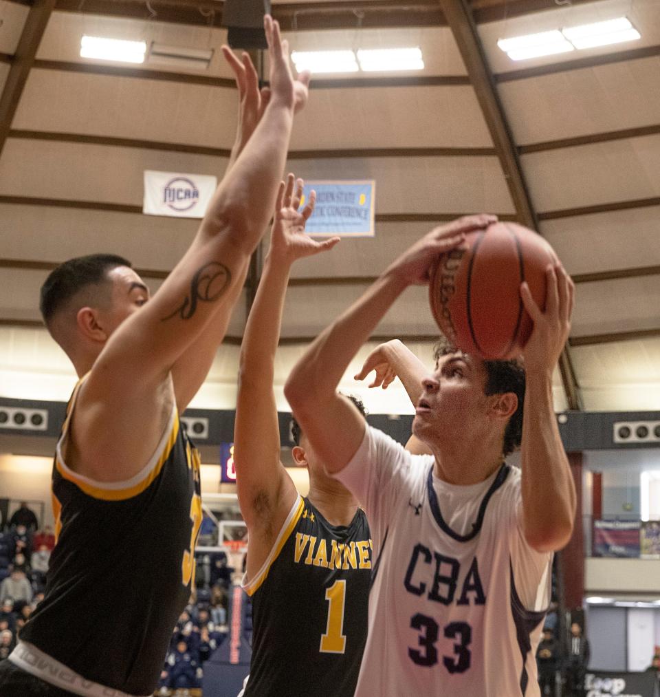 Christian Brothers defeats  St. John Vainly Boys Basketball 53-47 in Middletown, NJ, on January 8, 2022.