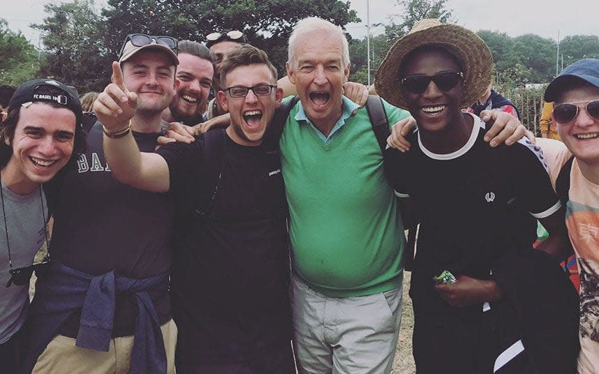 Jon Snow at Glastonbury