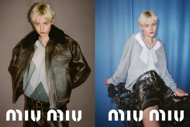 At Miu Miu Fall 2022, Miuccia knows she's got a good thing going