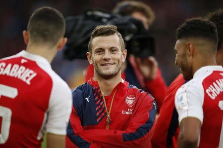 Football - Arsenal v VfL Wolfsburg - Emirates Cup - Pre Season Friendly Tournament - Emirates Stadium - 15/16 - 26/7/15. Arsenal's Jack Wilshere Action Images via REUTERS/John Sibley