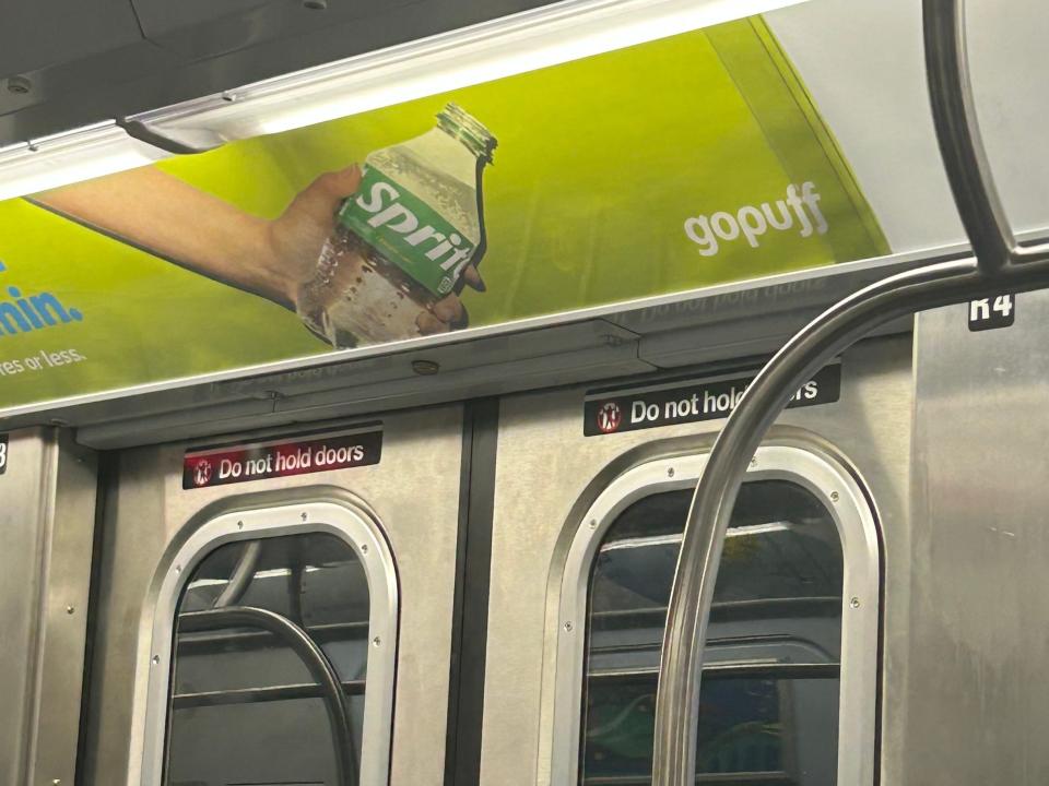 New York subway ad