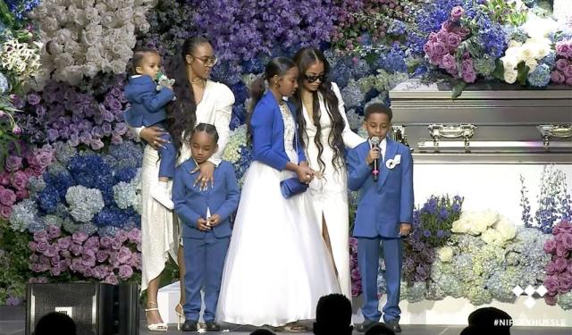Nipsey Hussle's family gathers for private funeral in LA