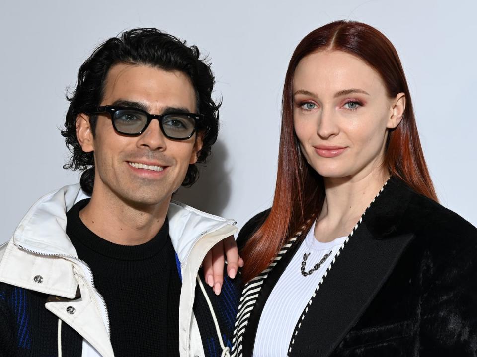 Joe Jonas and Sophie Turner photographed in 2022 (Getty Images For Louis Vuitton)