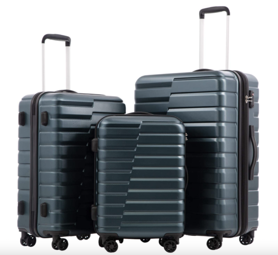 Coolife Double Zipper Luggage