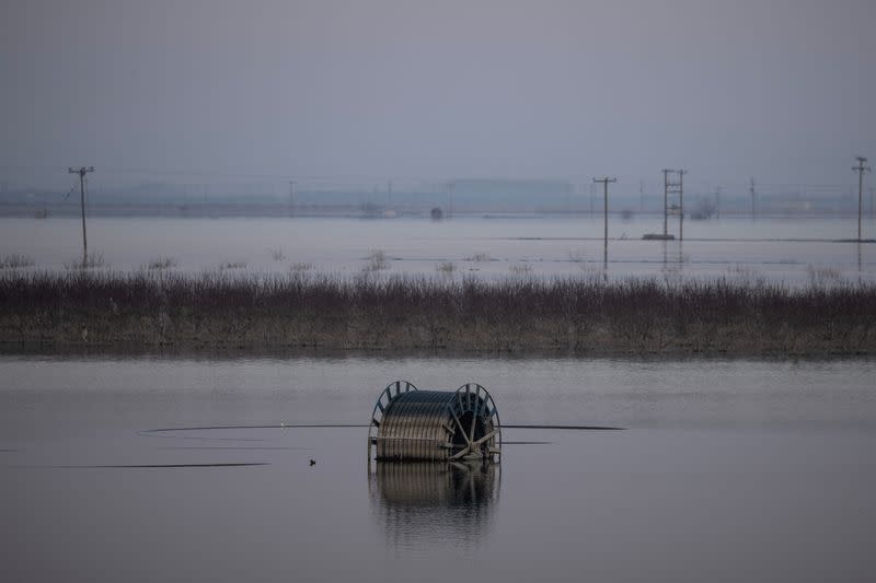 Flooded Greek lake a warning to European farmers battling climate change