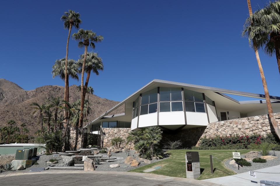 The House of Tomorrow is a featured home during Modernism Week in Palm Springs, Calif., Oct. 14, 2022. 