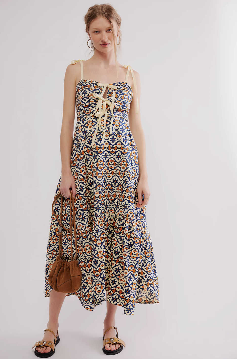 Palma Printed Midi Dress (Photo via Free People)