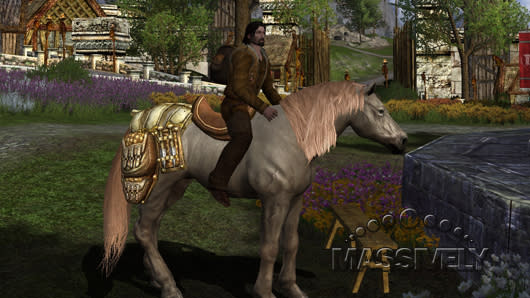LotRO warsteed in Snowbourn