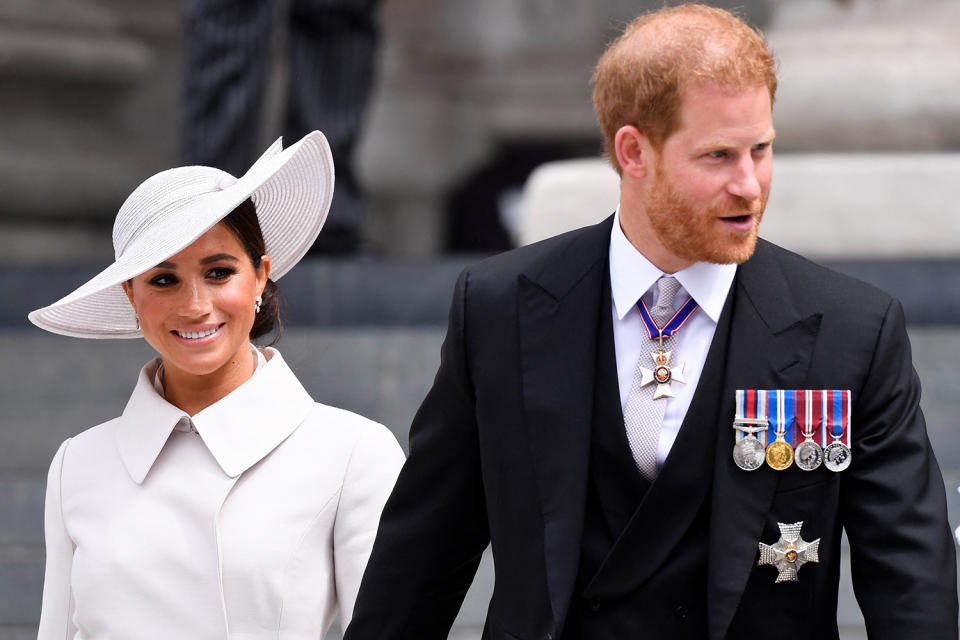2022: Prince Harry and Meghan Markle at the Service of Thanksgiving