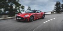 <p>Aston's hopped-up <a href="https://www.roadandtrack.com/new-cars/first-drives/a22611841/2019-aston-martin-dbs-superleggera-first-drive/" rel="nofollow noopener" target="_blank" data-ylk="slk:715-horsepower grand-tourer;elm:context_link;itc:0;sec:content-canvas" class="link ">715-horsepower grand-tourer</a> is good at more than just whisking you and a guest away to some faraway destination in style. Thanks to a twin-turbo V-12 under the hood, it can reach 211 mph if given enough room. </p>