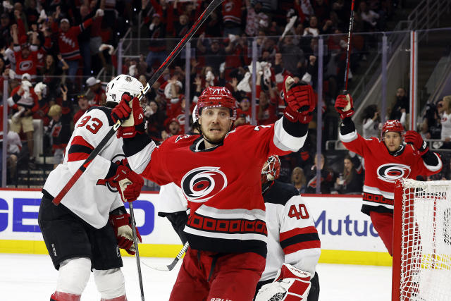 Jesper Fast scores in OT to give Hurricanes 2-0 series lead