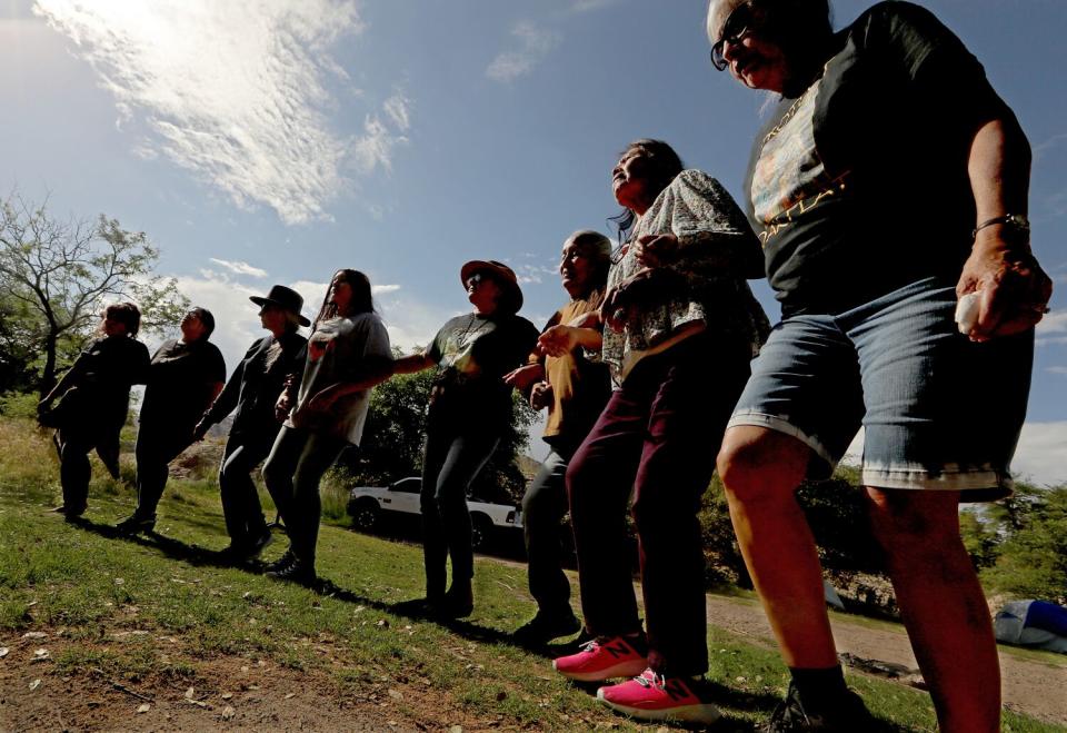 Apache Stronghold members dance