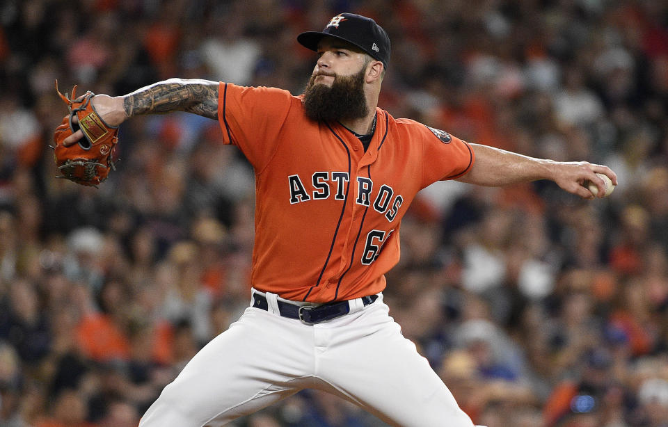 Dallas Keuchel used to be near-unbeatable at home, but not in 2018 (AP Photo/Eric Christian Smith)