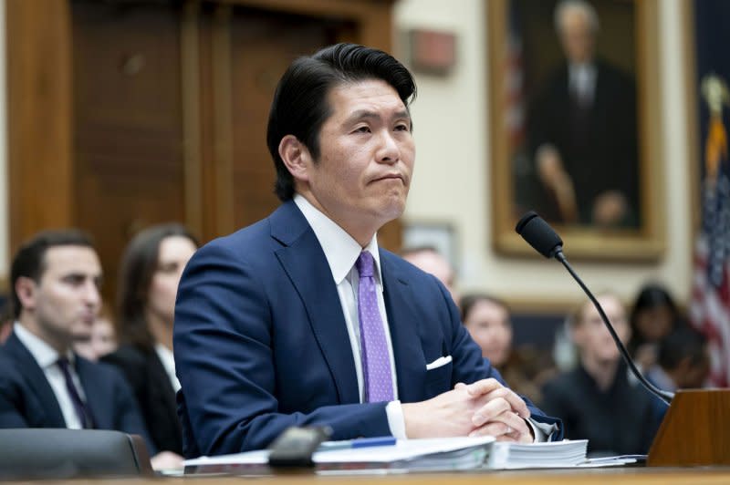 Former Special Counsel Robert Hur testifies before the House Judiciary Committee at the U.S. Capitol in Washington, DC March 12, 2024. Hur investigated President Joe Biden's mishandling of classified documents. Hur decided not to prosecute Biden for handling of classified documents after Biden left the vice presidency. Photo by Bonnie Cash/UPI
