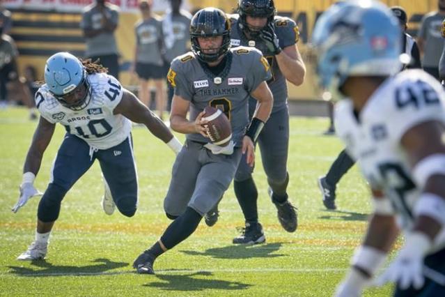 What time is the Tiger-Cats vs. Alouettes playoff game today