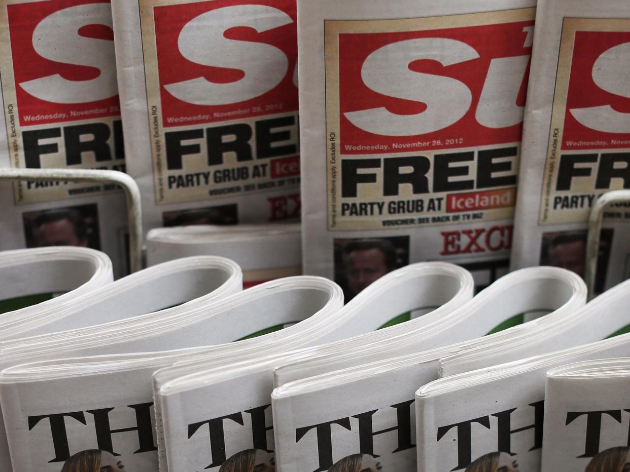 News UK is the publisher of The Sun and The Times, among other titles: Getty