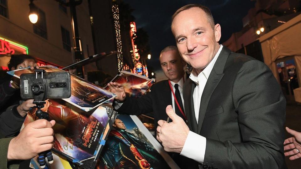 Phil Coulson sits down with ET to talk about his dream of mentoring a 'Riverdale'-esque group of teen superheroes.
