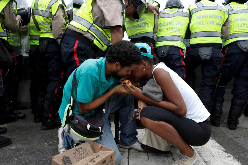 Anti-Maduro protests in Caracas, Venezuela