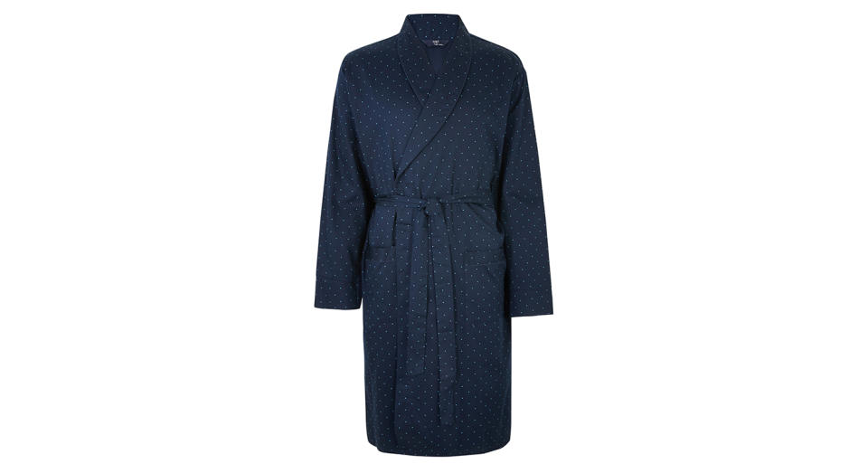 Big & Tall Pure Cotton Dressing Gown