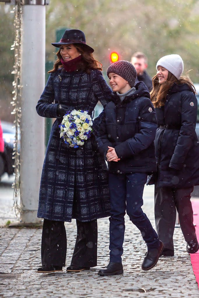 crown princess mary of denmark visits copenhagen zoo