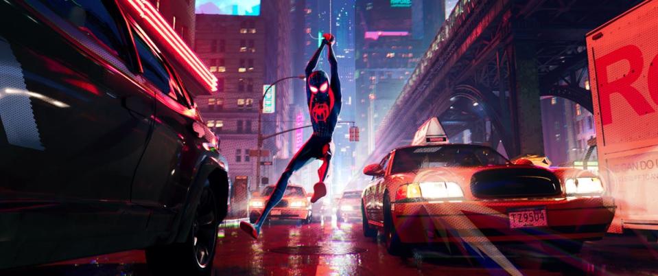 spider man into the spider verse 2 sony