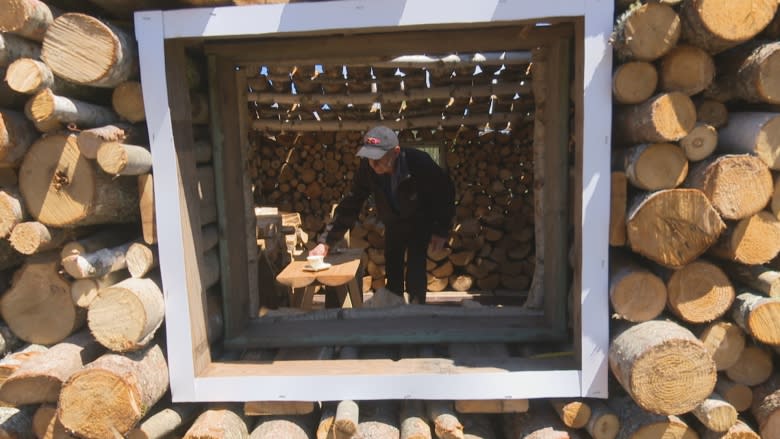 How a P.E.I. man transformed 5 cords of firewood into a cabin