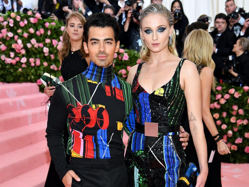 Joe Jonas and Sophie Turner attend the 2019 Met Gala.