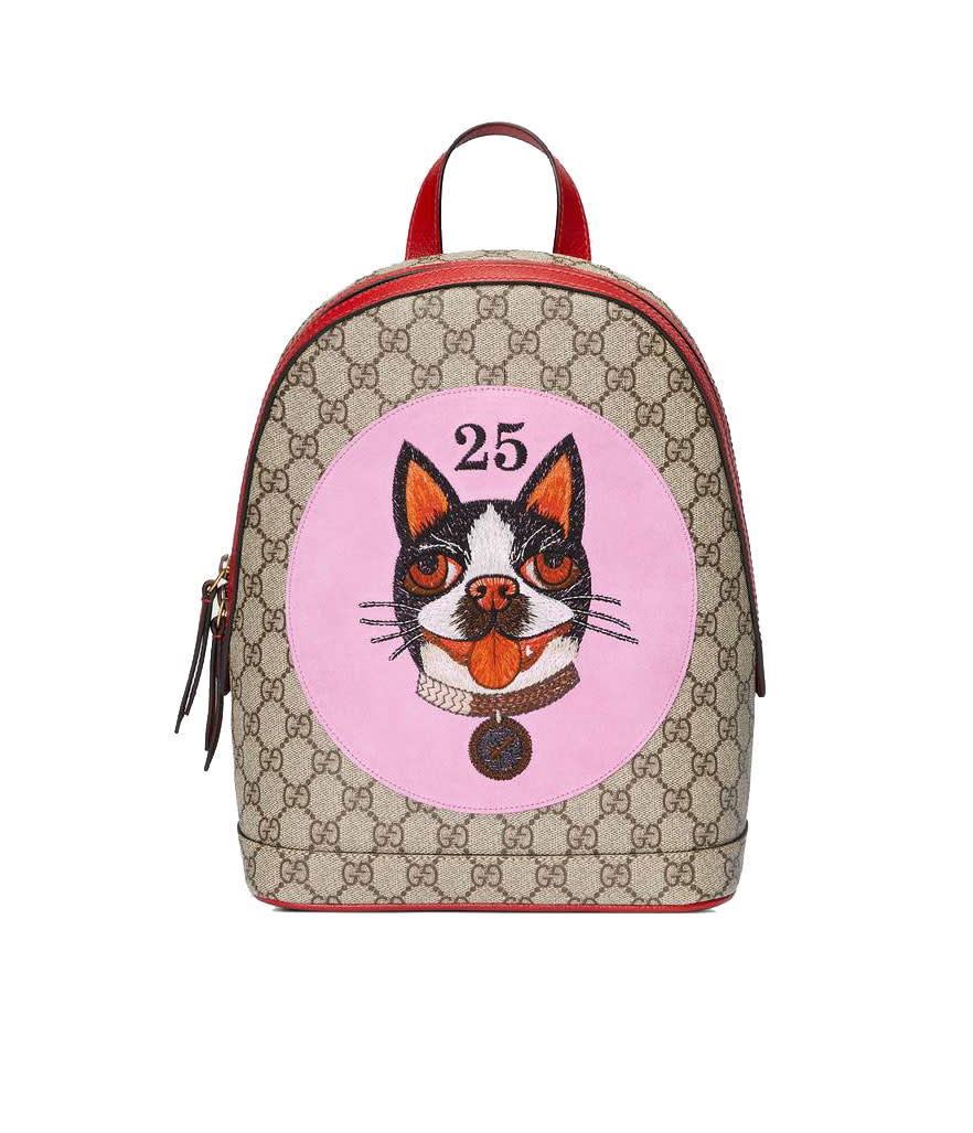 <p>GG Supreme Bosco Backpack, $1,450, <a rel="nofollow noopener" href="https://www.gucci.com/us/en/pr/women/womens-handbags/womens-backpacks/gg-supreme-bosco-backpack-p-49562196IQT8253?position=2&listName=CNY_US&categoryPath=Gifts/Chinese-New-Year" target="_blank" data-ylk="slk:gucci.com;elm:context_link;itc:0;sec:content-canvas" class="link ">gucci.com</a> </p>