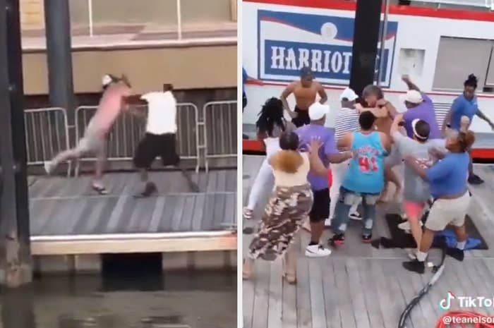 Alabama riverfront brawl fight