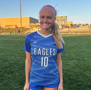 Underwood girls soccer player Tieler Hull was voted the Des Moines Register's Iowa Ortho female Athlete of the Week for the week of April 22-28.