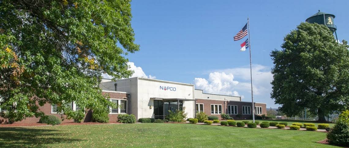NAPCO Inc. headquarters in Sparta, North Carolina. The company is the first in the state to test North Carolina’s anti-patent troll law.