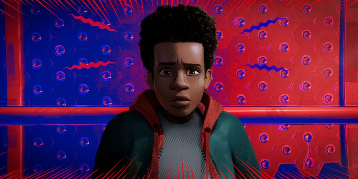 spider man into the spider verse film