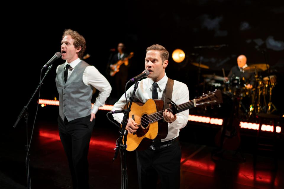 "The Simon & Garfunkel Story" chronicles the journey of the folk-rock duo. The touring production of the Broadway musical will be at the King Center in Melbourne on Feb. 13 and 14, 2024.