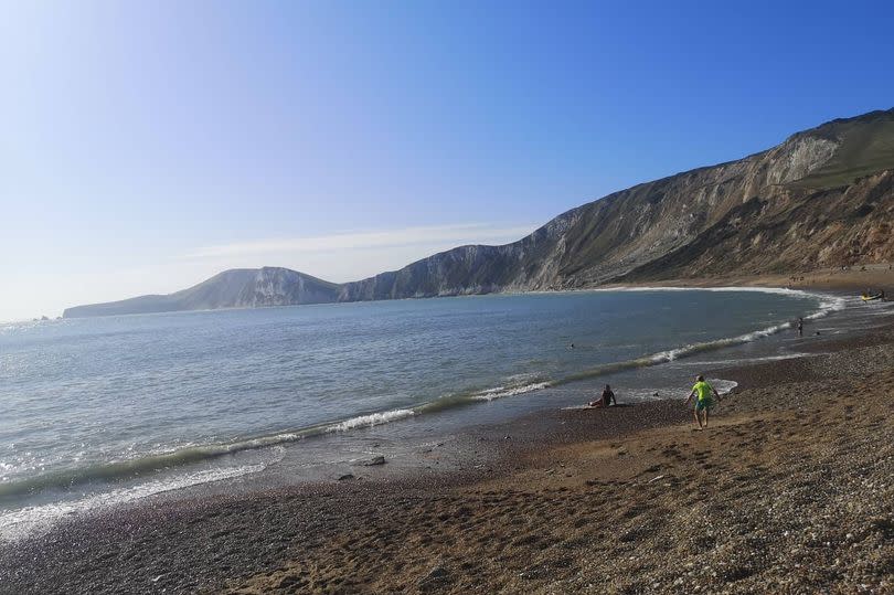 Worbarrow Bay is a stunning beach in Dorset that is rarely busy