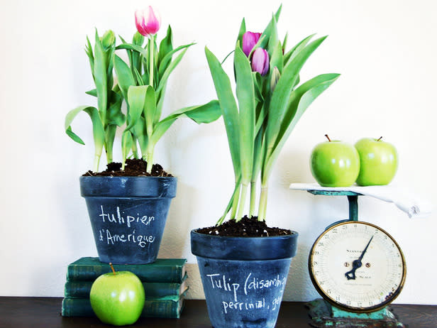 Chalkboard Planters