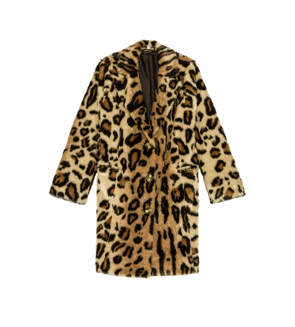 Leopard Print Coat