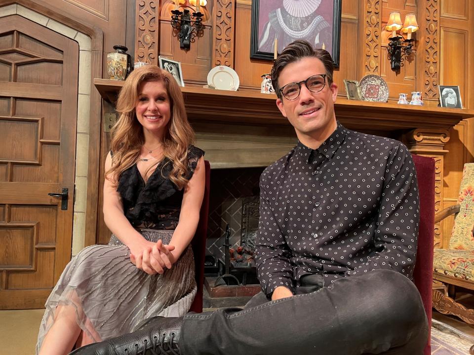 Mousetrap stars Danny Mac and Cassidy Janson (PA)